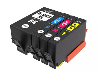 Zgodny Komplet Tuszy do HP 903XL DeskJet 6963 6974 6960 TD-T6M15AE CMYK