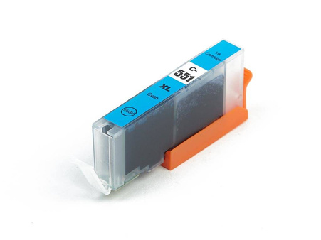Zgodny Tusz do Canon CLI-551XL PIXMA iP7250 iP8750 MG5450 MG7150 MX725 PR-CLI551XL C Niebieski