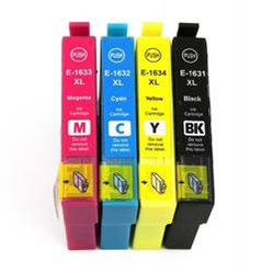 Zgodny Komplet Tuszy do Epson WorkForce WF-2010W WF-2530WF WF-2510WF TD-T1631 CMYK