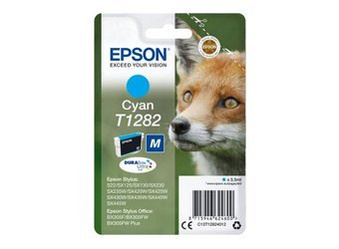 Tusz Oryginalny Epson Stylus S22 SX125 SX130 SX425W BX305FW T1282 Niebieski