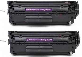 Zgodny Dwupak Tonerów do HP LaserJet 1010 1018 1020 3030 M1005 Q2612AD TD-T12AD