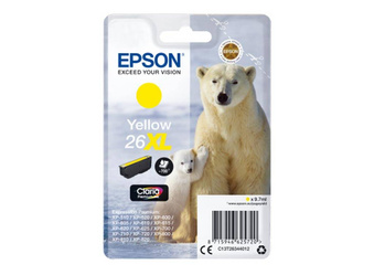 Tusz Oryginalny Epson T2634 Expression Home XP-510 XP-520 XP-600 XP-620 XP-700 XP-800 Żółty