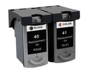Zgodny Komplet Tuszy do Canon PG-40 + CL-41 Pixma iP1900 MP140 MP210 MP160 TD-0615B043 CMYK
