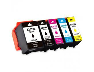 Zgodny Komplet Tuszy do Epson Expression Premium XP-6005 XP-6000 T02G74010 TD-T02G74010 202XL CMYK