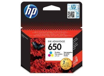 Tusz Oryginalny HP 650 DeskJet Ink Advantage 2515 3515 1515 CZ102AE Trójkolorowy