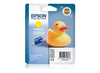 Tusz Oryginalny Epson T0554 Stylus Photo R240 R245 RX420 RX425 RX520 Żółty