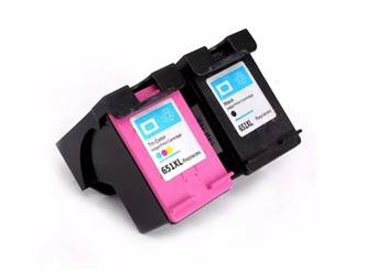 Zgodny Komplet Tuszy do HP 651 DeskJet Advantage 5575 5645 OfficeJet 202 252 TD-C2P10AEK CMYK