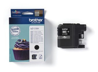 Tusz Oryginalny Brother LC123 DCP-J132W MFC-J4510DW DCP-J4110DW LC123BK Czarny