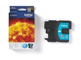 Tusz Oryginalny Brother LC980 DCP-145C DCP-165C DCP-365CN MFC-255CW LC980C Niebieski