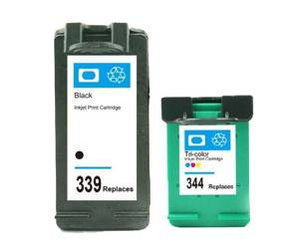 Zgodny Komplet Tuszy do HP 339 + 344 DeskJet 5740 9800 Photosmart 2575 TD-C8767EEPK  CMYK