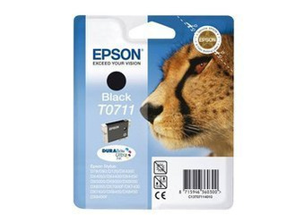 Tusz Oryginalny Epson T0711 Stylus D78 D120 SX100 SX200 SX400 BX600FW Czarny