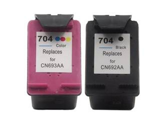 Zgodny Komplet Tuszy do HP 704 Deskjet Ink Advantage 2000 2010 2060 2500 TD-CN692AE