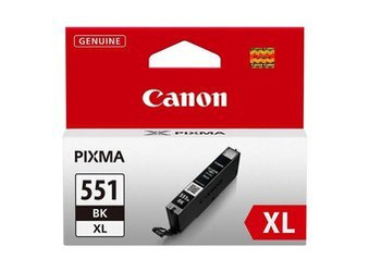 Tusz Oryginalny Canon CLI-551XL PIXMA iP7250 iP8750 MG5450 MG7150 MX725 CLI-551XL BK Foto Czarny