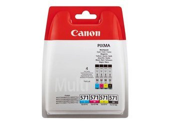 Komplet Tuszy Oryginalnych Canon CLI-571 PIXMA MG5750 MG5751 MG6850 MG7750 TS5050 0386C005