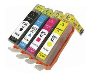 Zgodny Komplet Tuszy do HP 655 DeskJet Ink Advantage 3525 5525 6525 TD-CZ109AEPK CMYK