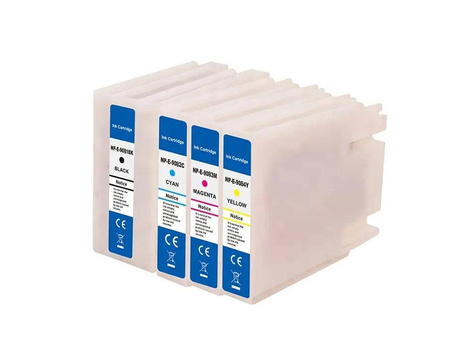 Zgodny Komplet Tuszy do Epson T9081 WorkForce Pro WF-6090DW WF-6590DWF TD-T9081K CMYK