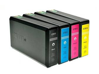 Zgodny Komplet Tuszy do Epson 4015DN 4025DW 4525DNF TD-T7011 CMYK