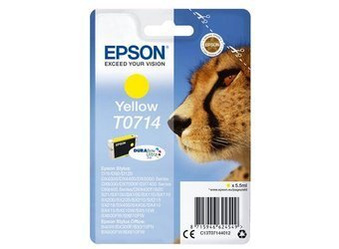 Tusz Oryginalny Epson T0714 Stylus D78 D120 SX100 SX200 SX400 BX600FW Żółty