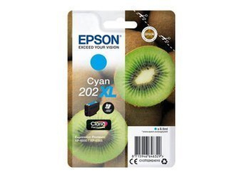 Tusz Oryginalny Epson 202XL Expression Premium XP-6000 XP-6005 XP-6100 Niebieski