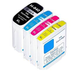 Zgodny Komplet Tuszy do HP 940XL - OfficeJet pro 8000 8500 e-AiO TD-C2N93AE CMYK