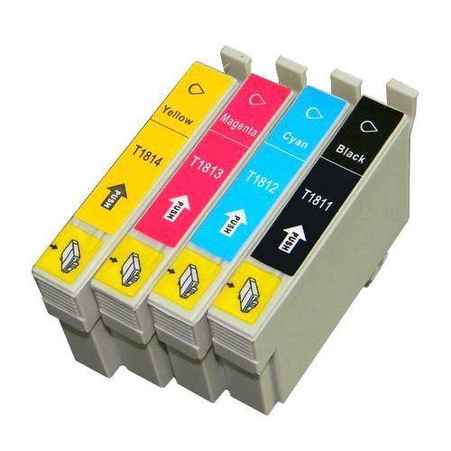 Zgodny Komplet Tuszy do Epson XP-102 XP-205 XP-402 XP-405 TD-T1816 CMYK