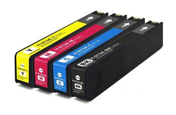 Zgodny Komplet Tuszy do HP 913 PageWide Managed MFP P55250dw 477d 352dw TD-L0R95AE CMYK