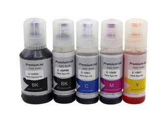 Zgodny Komplet Tuszy do Epson 105 + 106 EcoTank L7160 L7180 TD-T00R1K CMYK