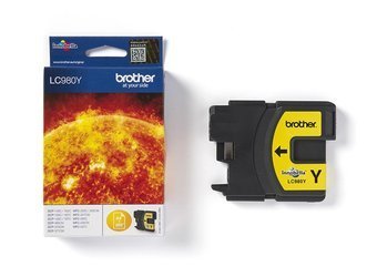 Tusz Oryginalny Brother LC980 DCP-145C DCP-165C DCP-365CN MFC-255CW LC980Y Żółty