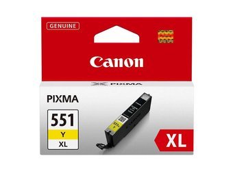 Tusz Oryginalny Canon CLI-551XL PIXMA iP7250 iP8750 MG5450 MG7150 MX725 CLI-551XL Y Żółty
