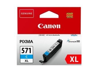 Tusz Oryginalny Canon CLI-571XL PIXMA MG5750 MG5751 MG6850 MG7750 TS5050 CLI-571C XL Niebieski