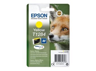 Tusz Oryginalny Epson Stylus S22 SX125 SX130 SX425W BX305FW T1284 Żółty