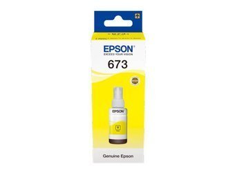 Tusz Oryginalny Epson T6734 EcoTank L800 L805 L810 L1800 Żółty