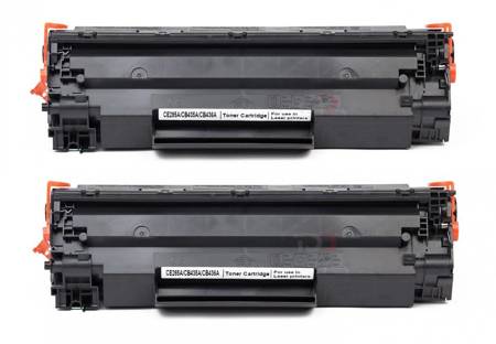 Zgodny Dwupak Tonerów do HP LaserJet P1005 P1006 CB435AD TD-T35AD