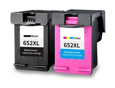 Zgodny Komplet Tuszy do HP 652XL DeskJet Ink Advantage 2135 3635 4535 F6V25AE CMYK